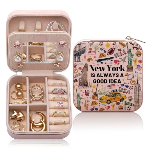 5. CEASQVAA New York Souvenir Jewelry Box