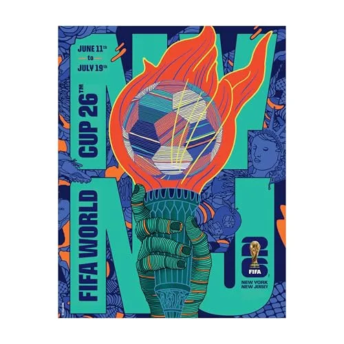 23. HONAV World Cup New York Host City Poster Magnet