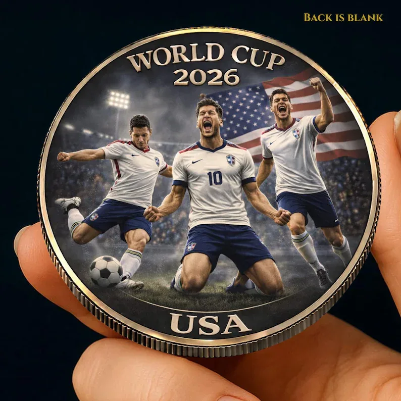 2. World Cup 2026 Challenge Coin Set Soccer