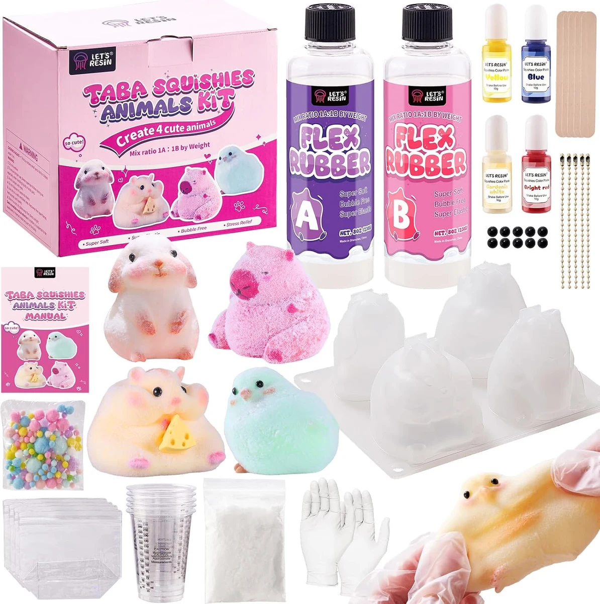 LET'S RESIN Taba Squishy Kit
