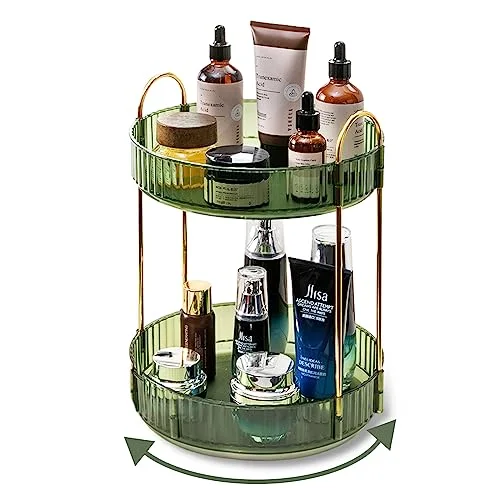 Asayuee 360° Rotating Makeup Organizer