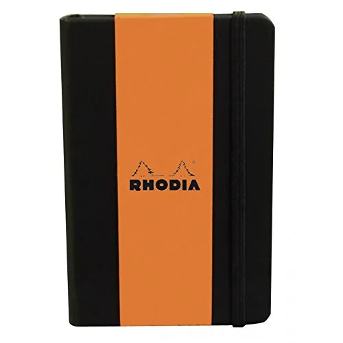 Rhodia Webnotebook - A5 (5.5 x 8.25 inches), Lined, Black