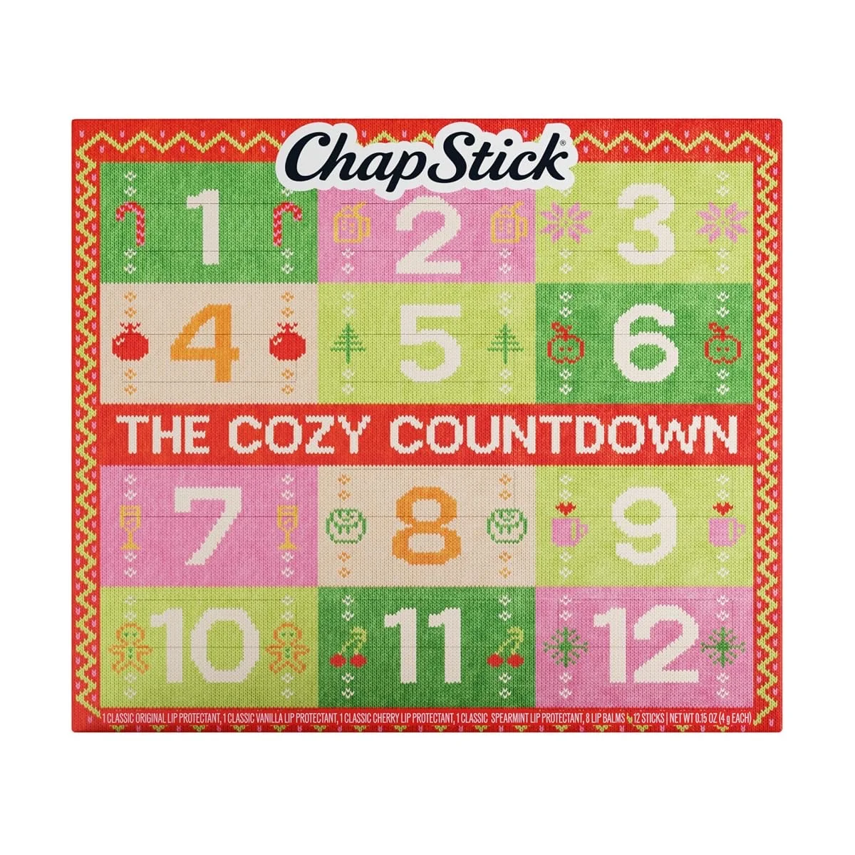 ChapStick 2026 Countdown Advent Calendar (12-Pack)