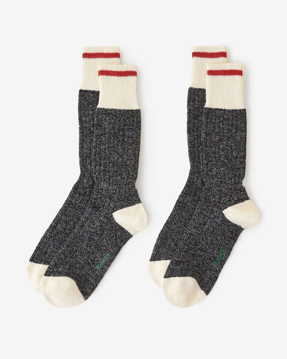 Roots Warm Cabin Socks (2 Pack)