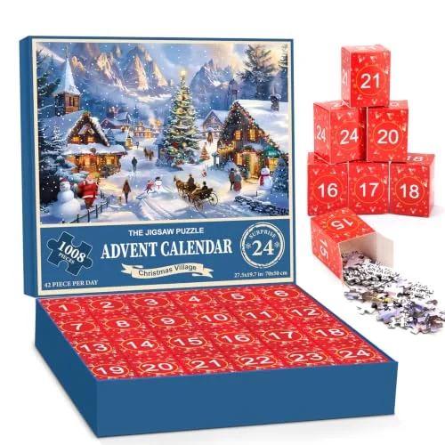 24-Day Jigsaw Puzzle Advent Calendar 2026