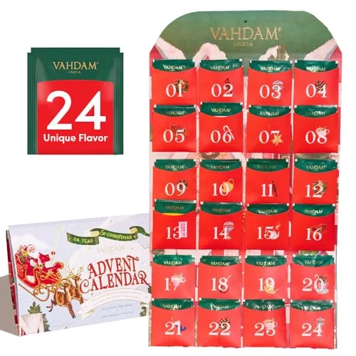 VAHDAM 24-Day Christmas Tea Gift Set