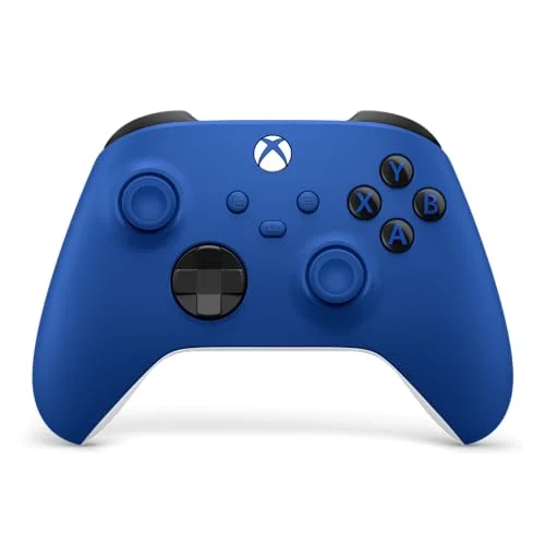 XBOX Wireless Gaming Controller | Shock Blue | Consoles, PCs, TVs, mobile, and more | Textured Grip | Wireless, Bluetooth, USB-C Connectivity
