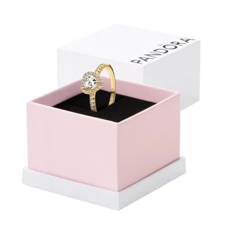 PANDORA Elevated Heart Ring