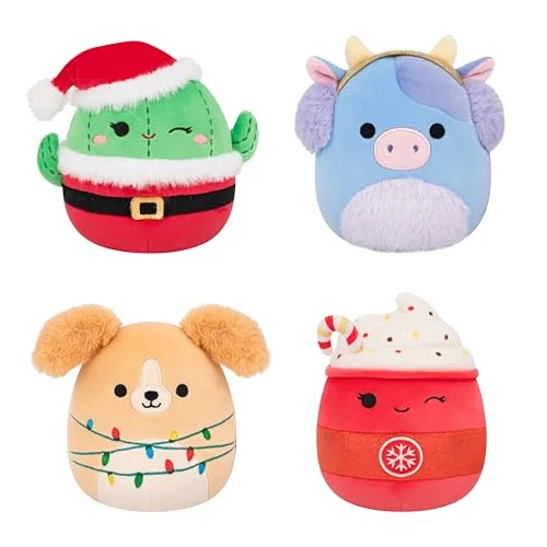Squishmallows Holiday 4-Pack (Amazon Exclusive)