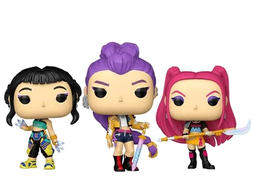 Funko Pop! KPop Demon Hunters — HUNTR/X Set (Rumi, Mira, Zoey)