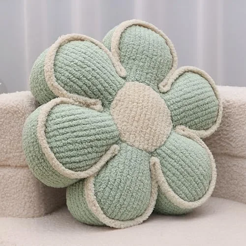 Daisy Flower Throw Pillow