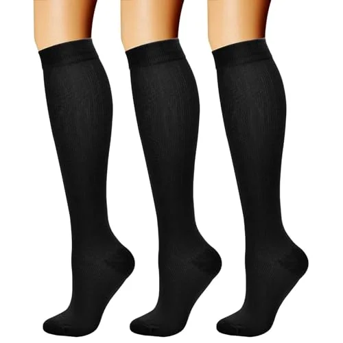 CHARMKING Compression Socks (3 Pairs)