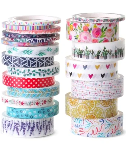 Mr. Pen Washi Tape Set (21 Rolls)