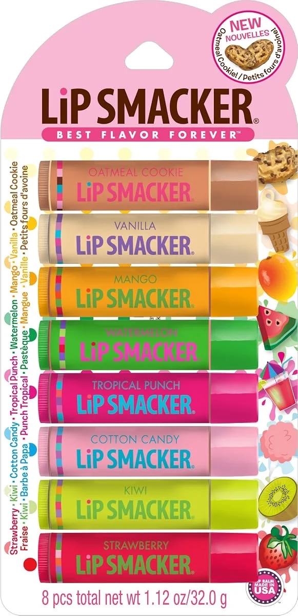 Lip Smacker Holiday Flavored Lip Balm Party Pack