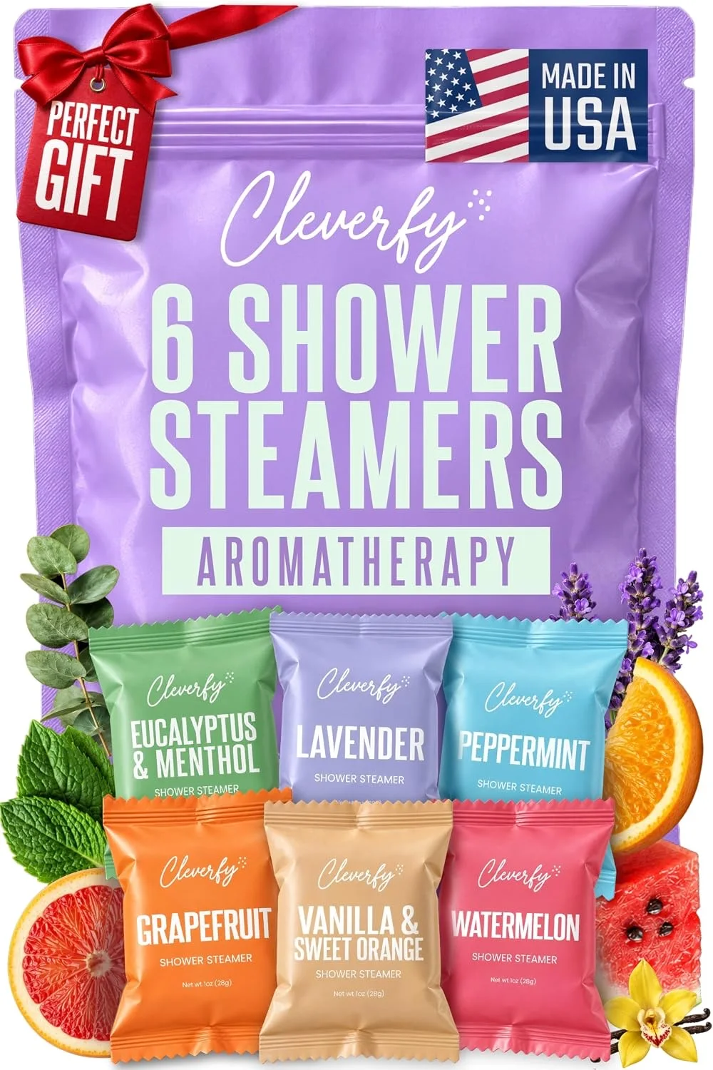 Cleverfy Shower Steamers (6 Pack)