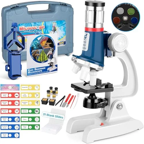 Kids Microscope Kit (100X-1200X)