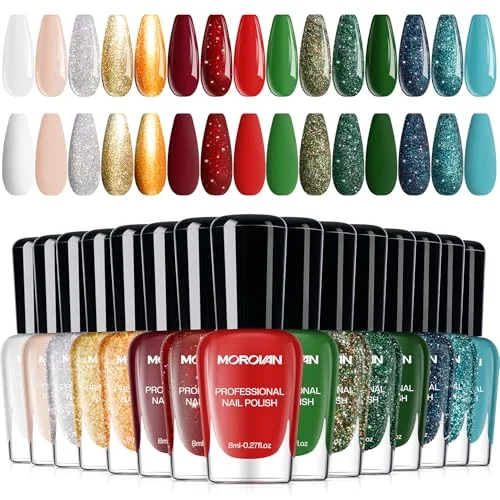 Morovan Christmas Nail Polish Set (2026)
