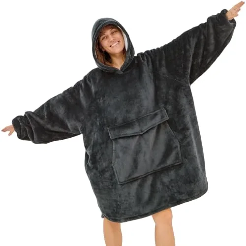 Oversized Sherpa Wearable Blanket Hoodie