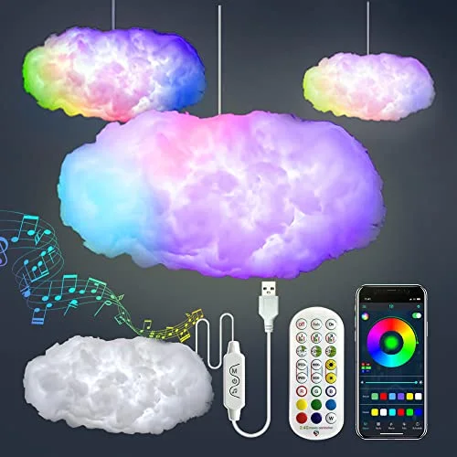 3D Cloud Lightning Light Kit (Music Sync)
