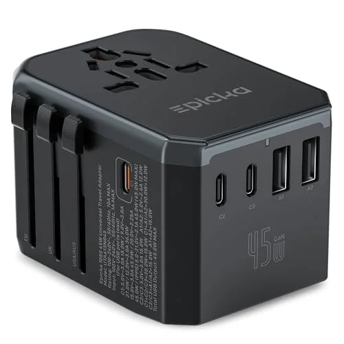 EPICKA 45W Universal Travel Adapter