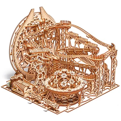 3D Wooden Marble Run Puzzle