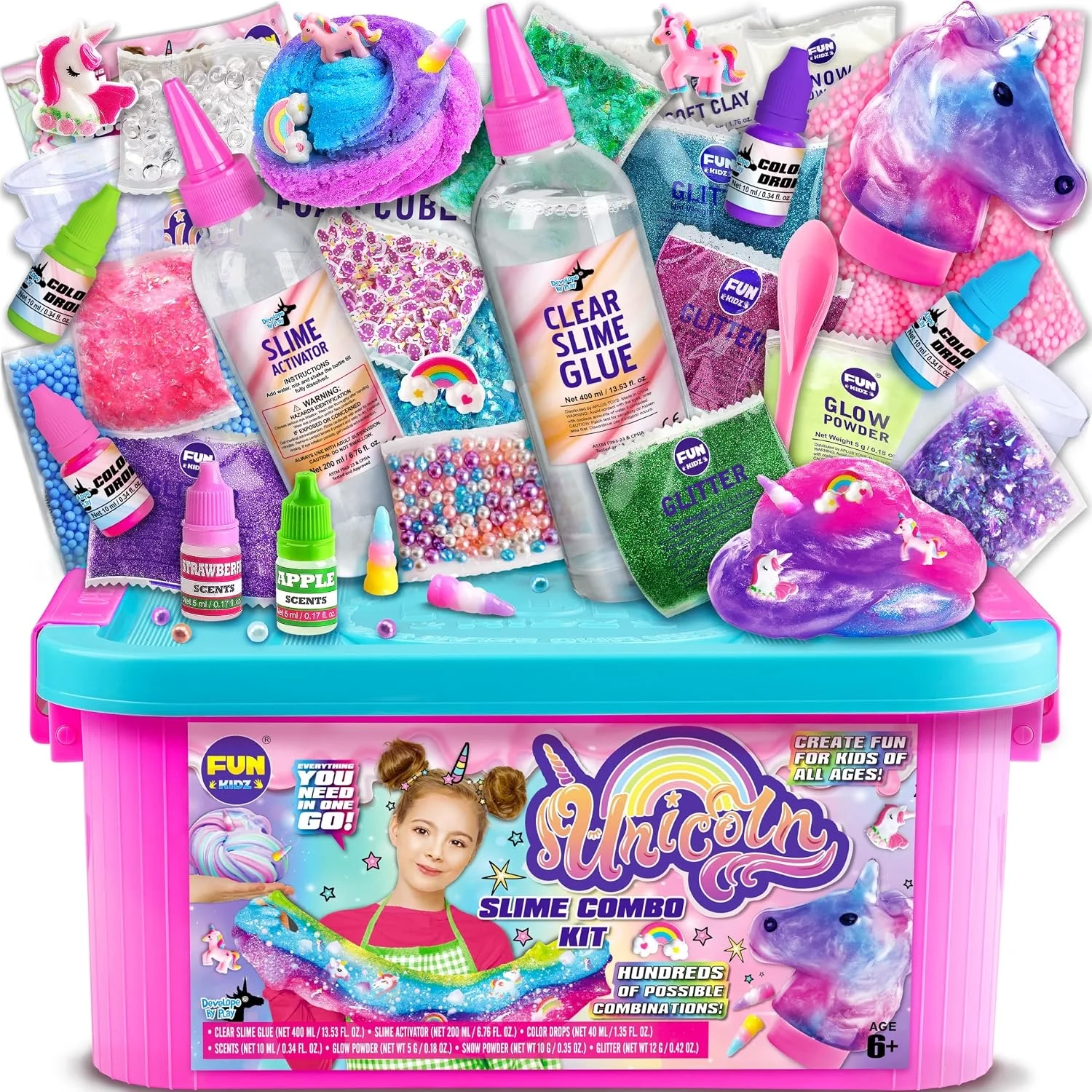 Fluffy Unicorn Cloud Slime Kit