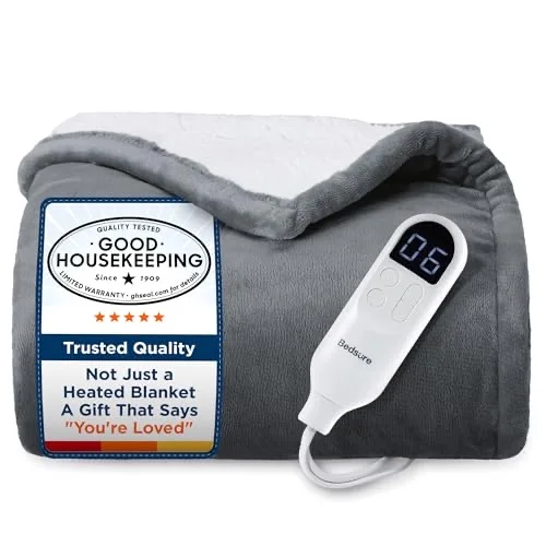Bedsure Heated Electric Throw Blanket