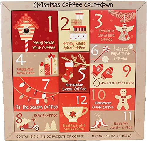 12 Days of Coffees & Teas Sampler Advent Calendar